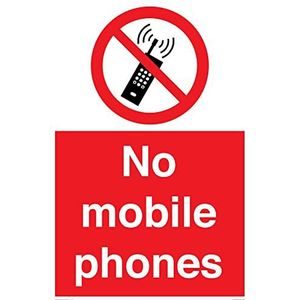 Bord ""No Mobile Phones"", 400 x 600 mm, A2P