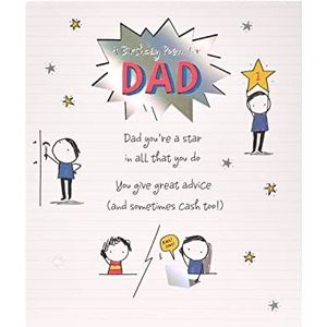 Verjaardagskaart voor papa – verjaardagskaart voor hem – schattig gedicht