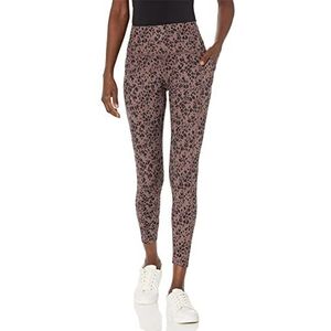 Juicy Couture Essentiële legging met zakken dameslegging, Weelderige luipaardprint
