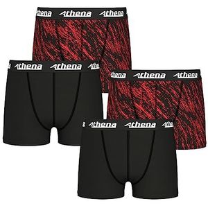 ATHENA Sport 9d05 onderbroek Jongen, Zwart/Grafische Print