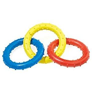 CLASSIC Petblis drievoudige rubberen ring, 19 cm, 100 g