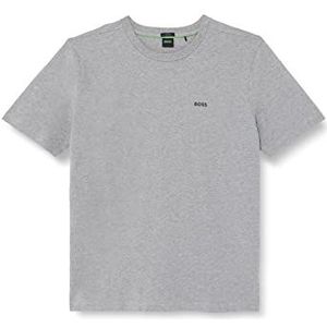 BOSS Heren T-shirt Regular Fit met contrasterende details, Open Grey61