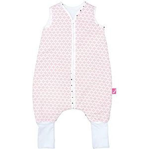 Motherhood Slaapzak, van katoen, gevoerd met voeten, knuffelzachte slaapzak voor baby's, Öko-Tex Standard TOG 2, maat: 1-1,5 jaar, klassiek roze