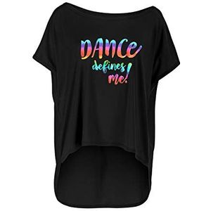 Winshape MCT017 Dance Defines Me T-shirt voor dames, ultralicht, modal, zwart.