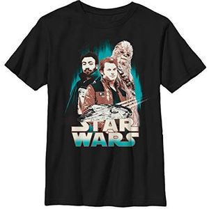 STAR WARS T-shirt Three Amigos pour garçon, Noir, XL