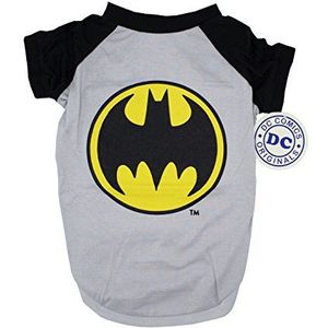 DC Comics Batman honden-T-shirt, maat XS | hondenshirt met Batman logo | kleding voor kleine honden zie maattabel voor details