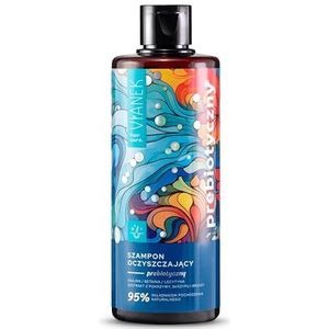 VIANEK Reinigingsshampoo met kruidenextracten, 300 ml, veganistische shampoo voor vette hoofdhuid, met inuline en plantenextracten