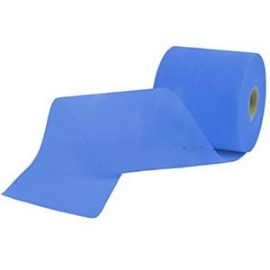 Decoratief lint met stoffen effect, 125 mm x 100 m, blauw