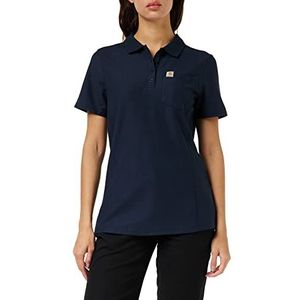 Carhartt Shorts poloshirt dames, Marine.