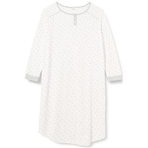 Damart Thermolactyl nachthemd met lange mouwen - 64459 nachthemd voor dames, Ecru Print