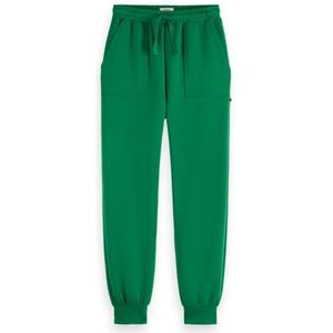 Scotch & Soda Pantalon de survêtement modal avec manchette, Bright Green 351, M
