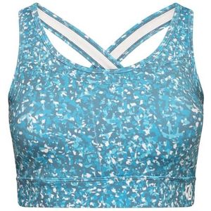 Dare 2b Mantra-design; licht en ademend; met uitneembare pads en sneldrogende eigenschappen; basislaag voor dames, Capri Blue Fracture Print