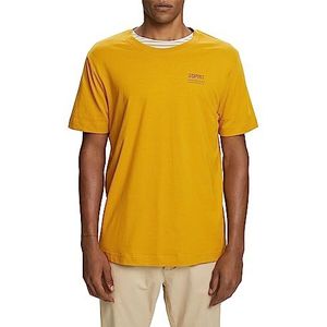 ESPRIT 073ee2k321 T-shirt heren, 701/amber geel 2