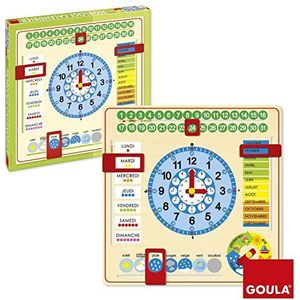 Goula - 51308 – grote kalenderklok, meerkleurig
