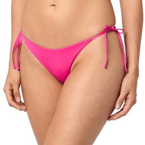 Pinko Vue Slip Bikini Tecno Jersey avec Logo Or Partie inférieure Femme, N17_pink Pinko, L