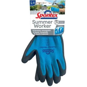 Spontex Summer Worker Werkhandschoenen met PU-coating EN 388 touchscreen, licht, ademend, maat L