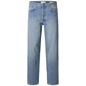 SELECTED DAMES Slh190-Reg Tape Cole 3501 L.B Wash JNS, denim blauw, 33W / 34L, Denim blauw, Taille 33 / lengte 34