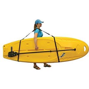 Pelican Bandoulière universelle réglable avec boucle intégrée pour pagaie et kayak Noir