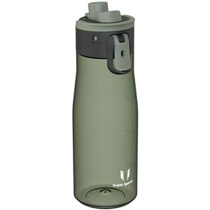 Super Sparrow 1000 ml waterfles - One-Tap TouchGulp - niet giftig BPA-vrij - lichte en duurzame Tritan waterfles voor sport, reizen, outdoor