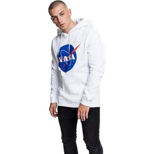 Mister Tee NASA Hoody Sweatshirt voor heren, ivoorkleurig