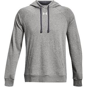 Under Armour Rival Fleece Hoodie voor heren, technisch blauw (432) / onyx wit, maat L