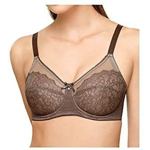 Wacoal Retro Chic Underwire BH met beugels, retrostijl, chic, dames, cappuccino, 85 F, Cappuccino