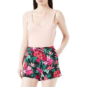 ONLY Short Onlsophie Fr Ptm pour femme, Noir/Aop : exotique Jungle Flower, 42