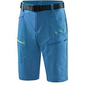 Black Crevice Trekkingshorts voor heren, korte trekkingbroek, outdoorbroek, waterdicht en sneldrogend, duurzame en ademende wandelshorts met zakken, Blauw