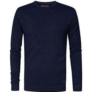 Petrol Industries - Essential Crewneck Knit - trui voor heren, Navy Blauw