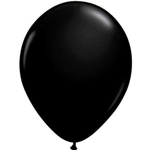 Folat Onyx Luchtballonnen, Zwart, 41 cm, 50 Stuk