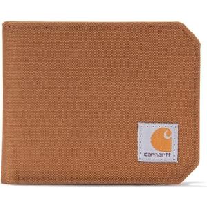 Carhartt Bifold And Passcase Wallet, duurzaam, bifold portefeuilles, verkrijgbaar in verschillende kleuren en stijlen voor heren, Eend van nylon (Carhartt Brown), Taille unique