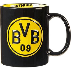 Borussia Dortmund, Mok met interieurdecoratie, zwart-geel,