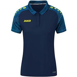 JAKO performance poloshirt dames, Marineblauw.