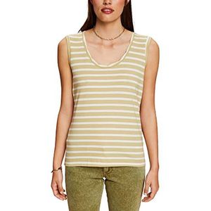 ESPRIT 053ee1k311 T-shirt voor dames, Pastel Groen