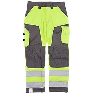 Blaklader 156618113396C54 werkbroek zonder nagelzak, maat C54, geel/middengrijs, geel, middengrijs