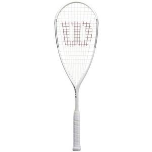 Wilson Tempest Lite Squashracket, uniseks, hoofdgewicht, wit/zilver, WR006510H0