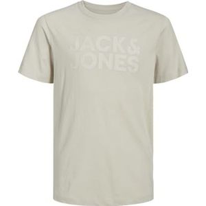 Jack & Jones Jjecorp Noos Jnr Logo Ss ronde hals T-shirt gebreide trui jongens, Beige