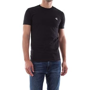 Calvin Klein Jeans Ck Essential Slim Tee T-shirt voor heren, Ck Black