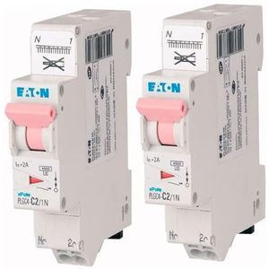 EATON - 2 stuks 2A PLG, Ph+N (EN 60898) C curve