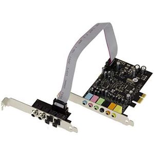 KALEA INFORMATIQUE PCIe-controllerkaart (PCI Express) – 7.1-kanaals geluid – CMEDIA Oxygen CM8828 / CM9882A – met SPDIF digitale ingangen en uitgangen.