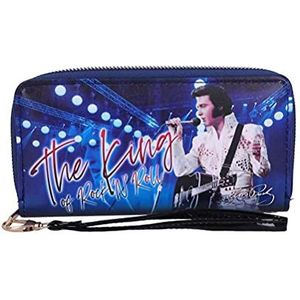 Nemesis Now Elvis The King of Rock and Roll dames portemonnee blauw 19 cm
