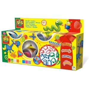 Ses - 00498 - Creatieve hobby - Clay Mania - 8 kleuren en accessoires