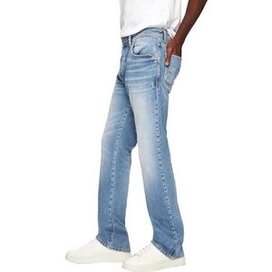 LTB Jeans Tinman 401 – Bootcut Mid Rise Basic-5 poches Light Wash Bleu en mélange de coton – Taille W34L30, bleu, 34W / 30L