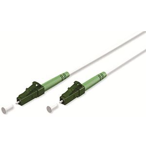 goobay 59584 Câble à fibre optique (FTTH) / monomode (OS2) Simplex/LC APC (8°) mâle vers LC-APC (8°) mâle/Câble à fibre optique / 1 mètre