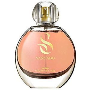 Sangado L'onvergetelijk parfum voor dames, 8-10 uur, lange duur, luxe geur, oosterse bloemen, fijne Franse essences, extra concentraat (geur), 50 ml spray