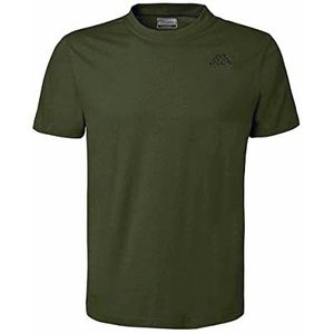 Kappa Cafers Slim T-shirt voor heren, Groen