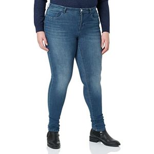 ONLY CARMAKOMA Dames Jeans, Blauw Zwart Denim