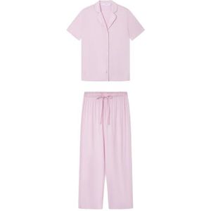 women'secret Capri Soft Touch pyjama voor dames, Roze, L