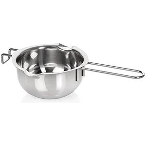 wenco 555029 Premium slakom, roestvrij staal, met handvat, 14 cm, zilver