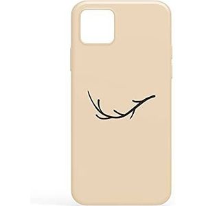 Bonamaison Beschermhoes voor iPhone ​11, achterkant van silicone, beschermhoes, telefoonhoes, beschermhoes, flexibel,